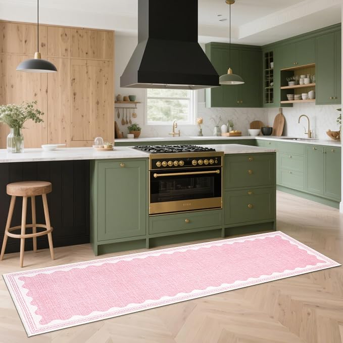GarveeHome Scalloped Rug