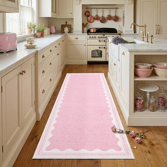 GarveeHome Scalloped Rug