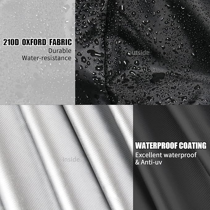 Rowing Machine Cover, Rower Outdoor Cover for Concept 2 Rowing Machine Waterproof Row Machine Cover for Hydrow Rowing Machine, Dustproof Fitness Equipment Protective Cover