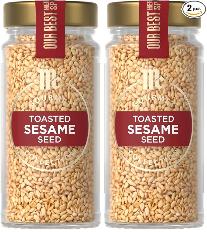 McCormick Gourmet Toasted Sesame Seed, 1.62 oz (Pack of 2)