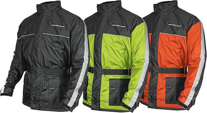 Nelson Rigg Solo Storm Rain Jacket, Waterproof, Breathable, and Packable (Black, 4X-Large)