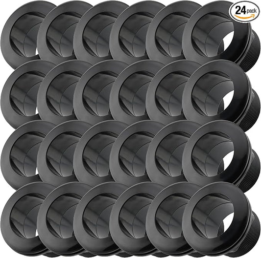 2 Inch Bulkhead Fitting 24 Pack, Heavy Duty Slip x Slip Tank Adapter, Durable Water Tank Connector for Aquariums, Rain Barrels, Hydroponics, Reservoirs, Ponds & Irrigation Systems