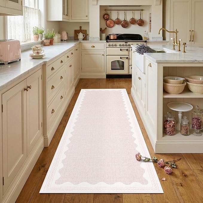 GarveeHome Scalloped Rug