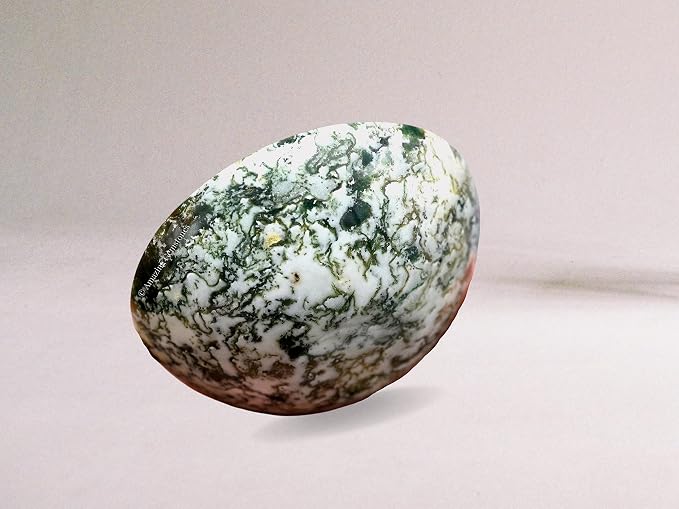 Tree Agate Crystal Bowl - 2 Inch Decorative Bowls for Room and Home Decor - Gemstone Healing Crystals for Elegant Display, Positive Energy Balance and Gift