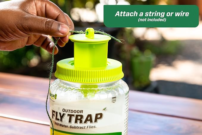RESCUE! Outdoor Fly Trap - Reusable - 4 Traps