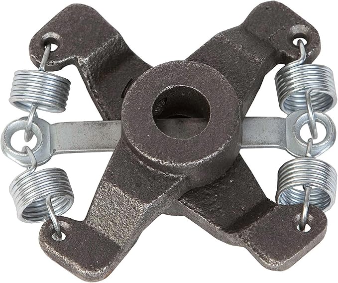 omi kogyo Circulating Pump Coupler w/ Heavy Spring Black Cast Iron 1/2 x 1/2 Inch Inline Industrial Water Pump Coupler Replaces B&G 118723