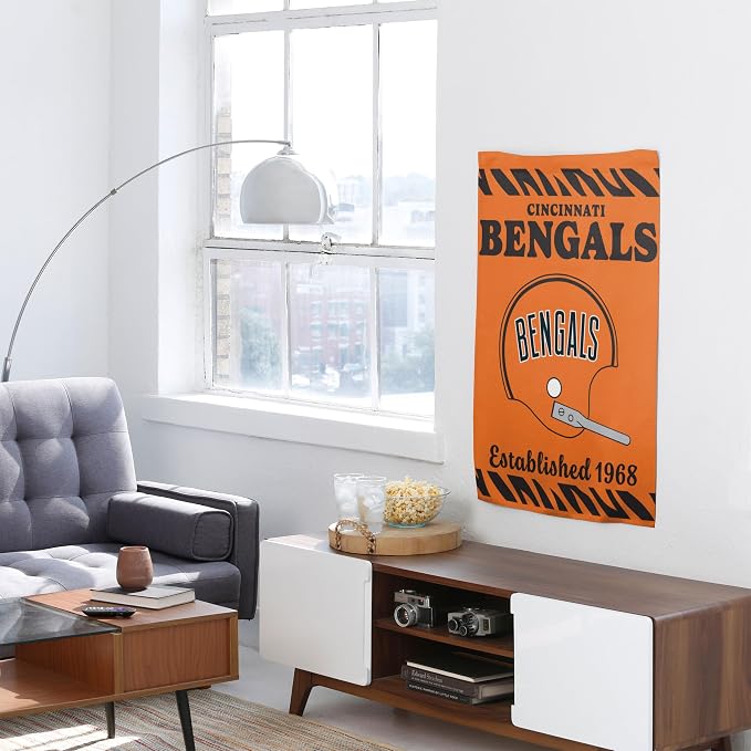 NFL Double Sided Team Logo Vertical Flag (40" x 28")
