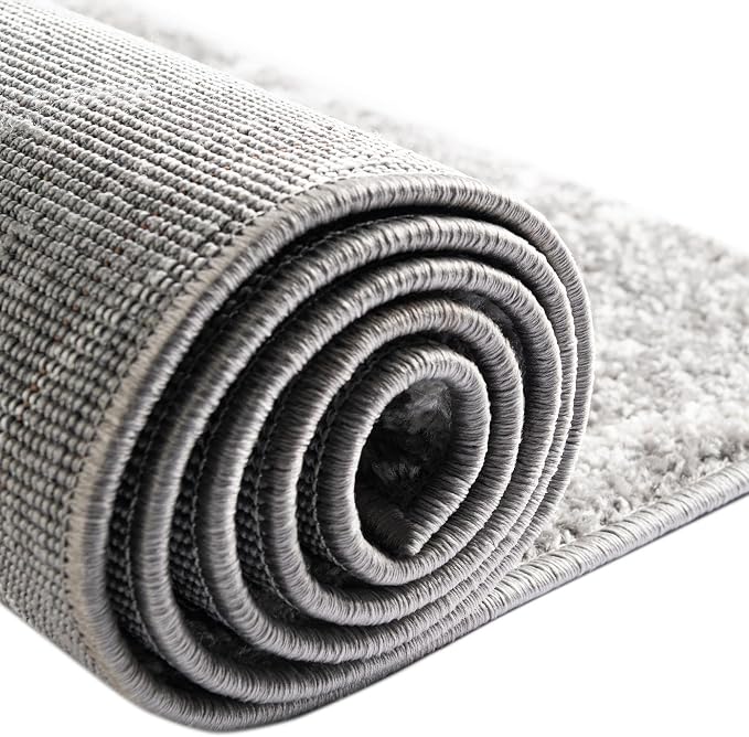 Unique Loom Trellis Frieze Collection Area Rug - Geometric (7' 1" x 10', Light Gray/ Ivory)