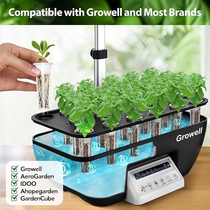54 Pods Hydroponics Growing System Kit & 280 Pcs Hydroponic Pods Kit
