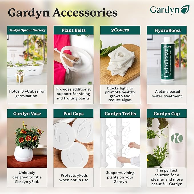 Gardyn Home Dolly - Mobile Rolling Cart for Hydroponics System | For hydroponics growing system kit & indoor garden tower, move systems while protecting floors from water & scratches