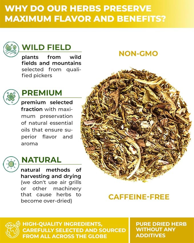 4 oz. Dandelion Leaf Root Tea Dandelion Tea Herbal (Taraxacum) - 113g Herbhojas Y Raнz De Diente De Leуn
