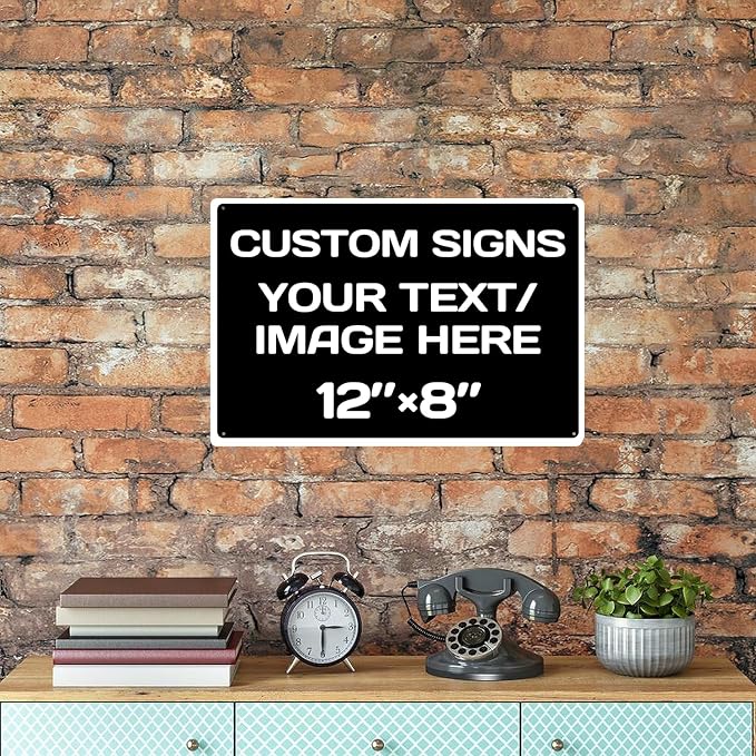 customizable sign,Aluminum Weatherproof Metal Sign Multiple Sizes Custom Personalized Text And picture Here,Traffic Regulation Horizontal Street Signs,hazard sign,garden sign,custom door sign,