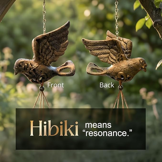 Memorial Wind Chimes for Loss of Loved One - Sympathy Bereavement Gift - Cast Iron Dove Spiral Design - 43" Outdoor Wind Chime - Condolence Gift for Loss of Mother Father Husband