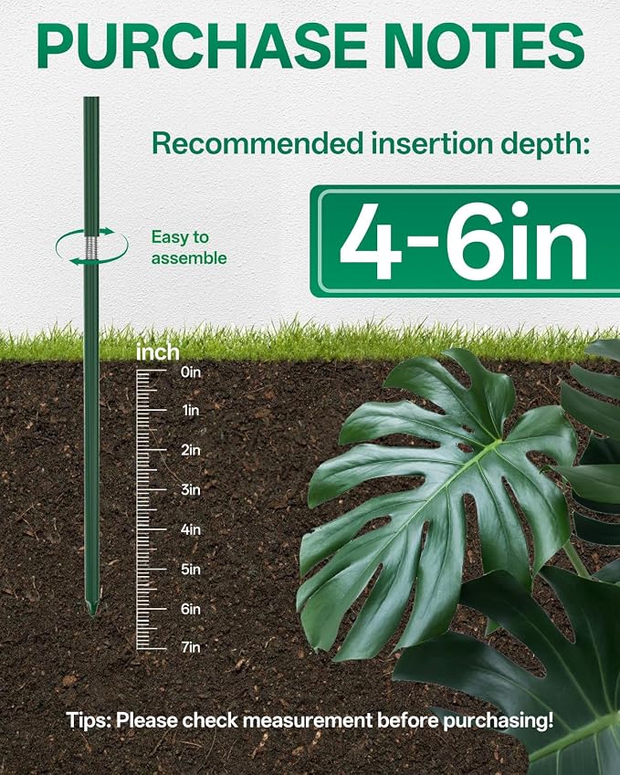 Breeze Touch 16 Pack Plant Support Stakes, 24 Inch Plant Stakes for Outdoor Plants, Peony Cage with 15 Pcs Green Lables, Peony Cages and Supports, Peonies Support Cages Flower Stakes for Plants