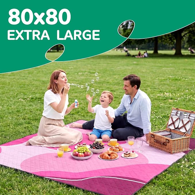 Extra Large Outdoor Picnic Blanket Camping Beach Mat Rug Adult Women Her Mother Day Sister Mom Gf Girlfriend Aunt Titi Best Friend Friendship Grandma Bestie Wife Daughter Law Lady Happy Birthday