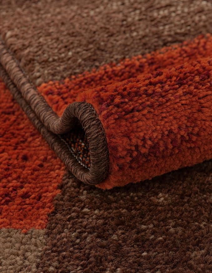 Unique Loom Autumn Collection Area Rug - Providence (4' 1" x 6' 1" Rectangle, Multi/ Beige)