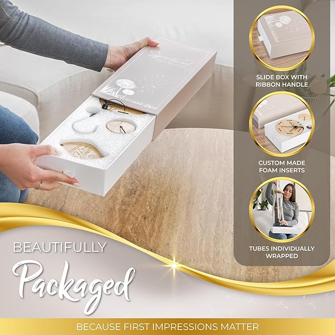 Tranquil Pearl Memorial Wind Chimes for Loss of Loved One - Beautifully Packaged, Deep Sounding Sympathy Wind Chimes for Outside - A Deeply Meaningful Sympathy Gift or as Memorial Gifts for Loss (32")