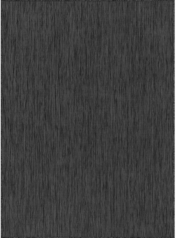 CAMILSON Outdoor Rug 8x10 Modern Area Rugs for Indoor and Outdoor Patios and Porches - Waterproof, Washable, Non-Shedding, Easy-to-Clean Outside Carpet (8 x 10, Solid - Dark Gray)