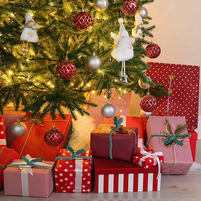 Zhengmy 32 Pcs 20 Inches Christmas Garland Ties Christmas Decorative Twist Ties for Banister Reusable and Flexible Twist for Xmas Home Decorations Holiday Craft Wrapping (Green)