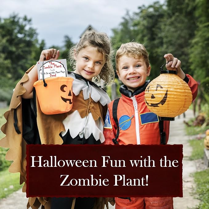 Zombie Plant Seed Packets – Grow a Live Plant that Plays Dead When Touched! Unique Indoor Gardening Gift for Men, Dads, Gardeners & Plant Lovers, Educational STEM Activity – 2 Pack