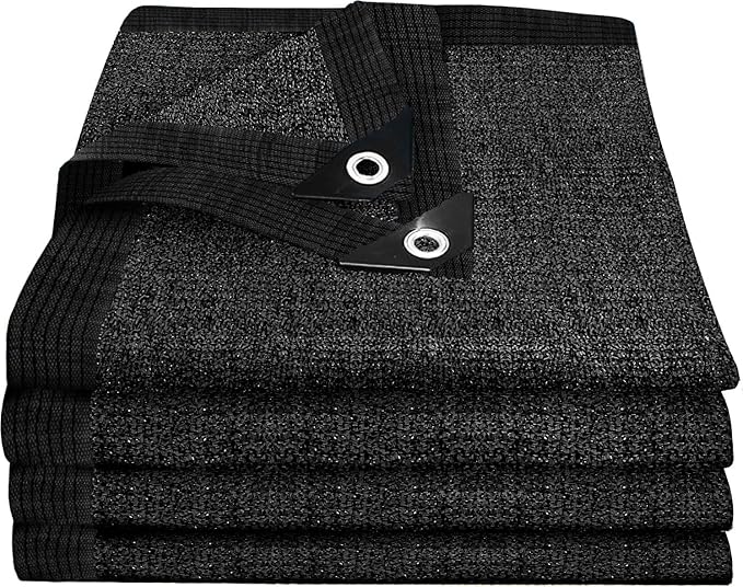 40% Shade Cloth for Garden,16×16FT Durable HDPE Mesh with Grommets, Sun Protected Garden Shade Netting for Vegetables Flowers Greenhouse Patio, Yard