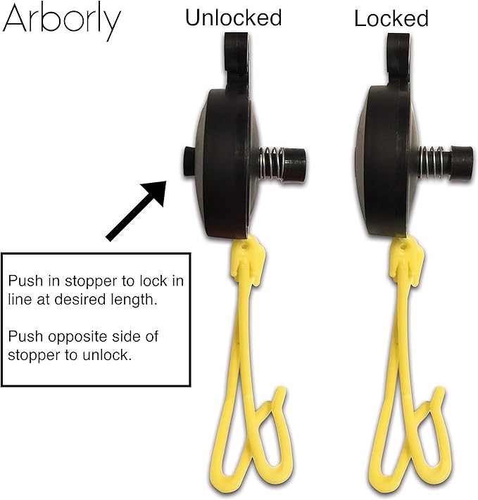 Plant Yoyo Hangers - 50 Pack - 2 Hooks - Plant Support for Stems & Branches with Heavy Buds, Colas, Flowers, Fruits & Vegetables - Great for Grow Tent, Grow Room, and Garden
