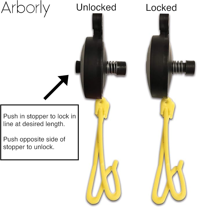 Plant Yoyo Hangers - 24 Pack - 2 Hooks - Plant Support for Stems & Branches with Heavy Buds, Colas, Flowers, Fruits & Vegetables - Great for Grow Tent, Grow Room, and Garden