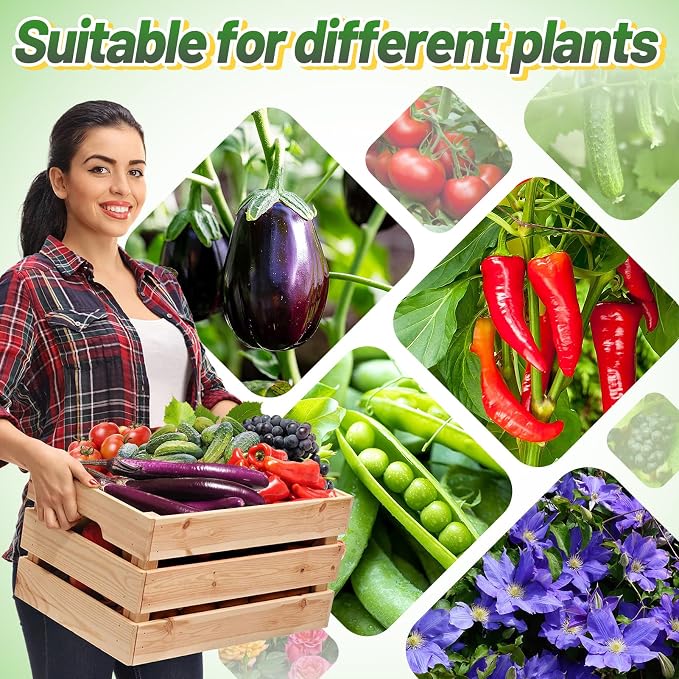 ANPHSIN Sturdy Triangle Tomato Cage with Movable 7 Gal Grow Bags - 3 Sets 47'' Plants Garden Trellis Planters, Support for Indoor Outdoor Beans, Peppers, Eggplants, Climbing Vegetables