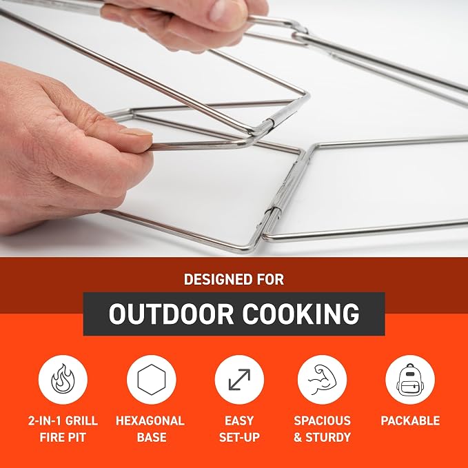 Survive Outdoors Longer Flatpack Packable Fire Pit