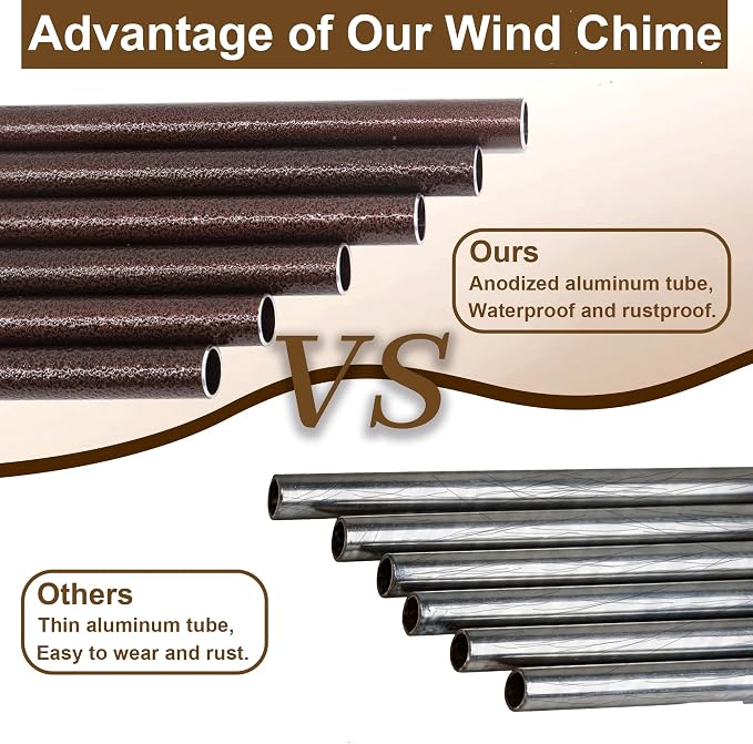 Memorial Wind Chimes for Outside, Sympathy Gift for Loss of Loved One Mom Dad, Ideal for Funeral, Bereavement Condolence Remembrance Gifts