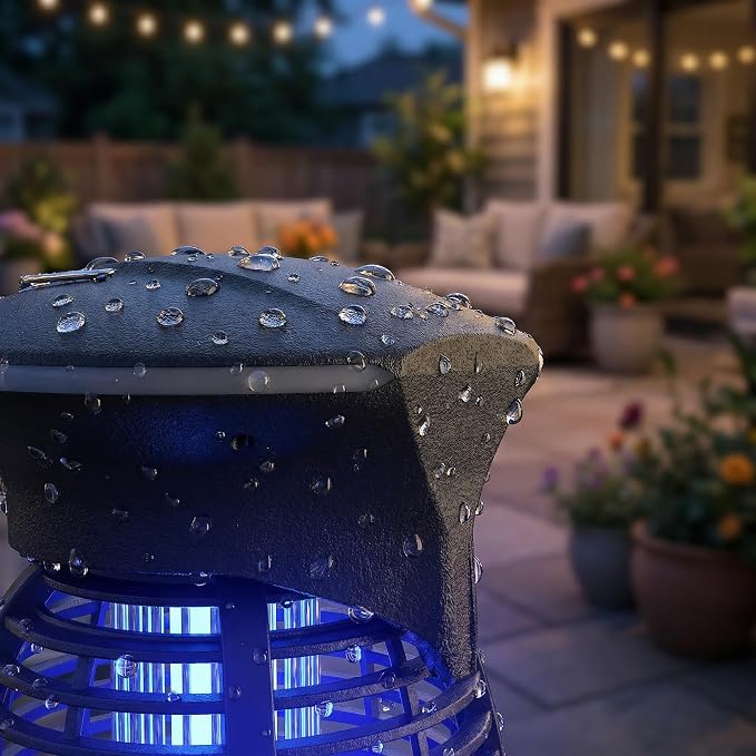 Bug Zapper Outdoor for Mosquito Flies - Waterproof Insect Killer Trap Lamp Electric 4200V Powerful Bug Zappers Indoor with LED Light for Patio Porch Garage Backyard & Home
