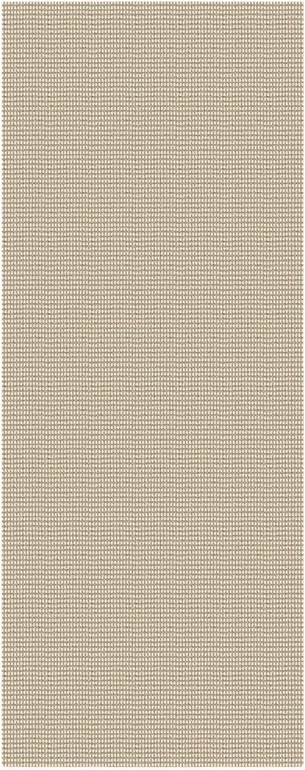 KOZYFLY Woven 3x7 Washable Kitchen Runner Rug, Non Slip Wide Runners for Hallway, Cotton Entryway Runner, Braided Floor Carpet for Entry, Kitchen, Bedside, Hall, Ivory/Camel/Brown