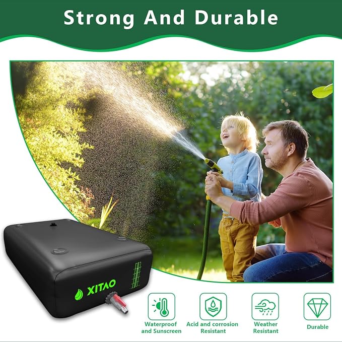 XITAO Water Bladder Storage Containers, Water Tank Foldable Portable Water Storage,Water Storage Bag Containers for RV, Camping, Garden, Irrigation, Drought Resistance, Firefighting
