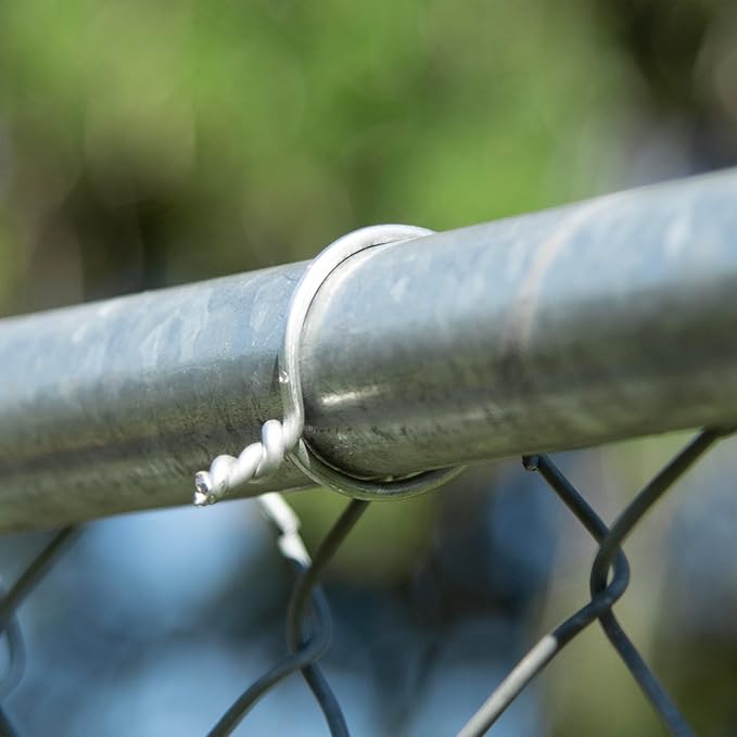 YARDGARD – 1 3/8 Inch Tie Wire (SpeedyTie) – Fits Chain Link Fence Top Rail – 11 Gauge Galvanized Steel – For EZ Twist Ties | Power Drill Use | Chain Link and Wire Fence Attachment