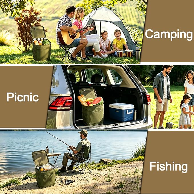 11L Camping Storage Bag, Tactical Camping Storage Bag | 600D is durable, waterproof, Suitable for camping, traveling, picnicking