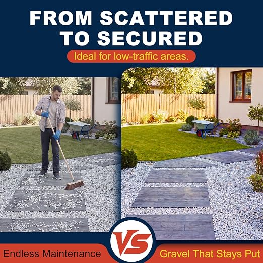 Teexpert Rock Glue for Landscaping, Gravel Glue, Pea Gravel Binder Concentrate 33.6oz, Heavy Duty Pebble Stone Adhesive for Slope, Between Pavers, Garden, Weather Resistant Safe for Plants Pets