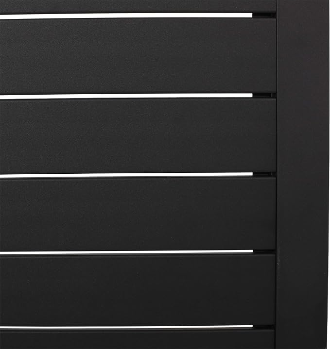 Christopher Knight Home Jesse Coral Outdoor Modern Aluminum C-Shaped End Table, Matte Black