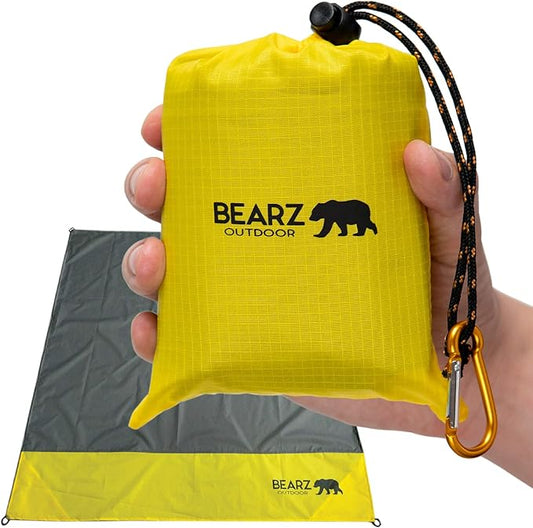 Pocket Blanket - Beach Blanket Waterproof Sandproof, Picnic Blankets Waterproof Foldable, Lightweight & Compact for Hiking, Camping, Travel, Festival Accessories