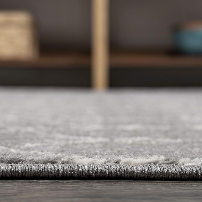 JONATHAN Y Boho Vintage Diamond Gray/Ivory Indoor Area Rug 10X14 ft, Moroccan Hype for Living Room, Bedroom, Kitchen, Office, Easy-Cleaning, High Traffic, Pet-Friendly, Non-Shedding (MOH101C-14)