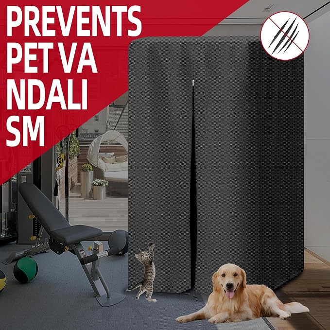 Protective Cover for Pull Up Bar Station with Waterproof Zipper, 420D Oxford Cloth,Waterproof Cover for Power Tower/Pull Up Bar Station, Dustproof, Universal