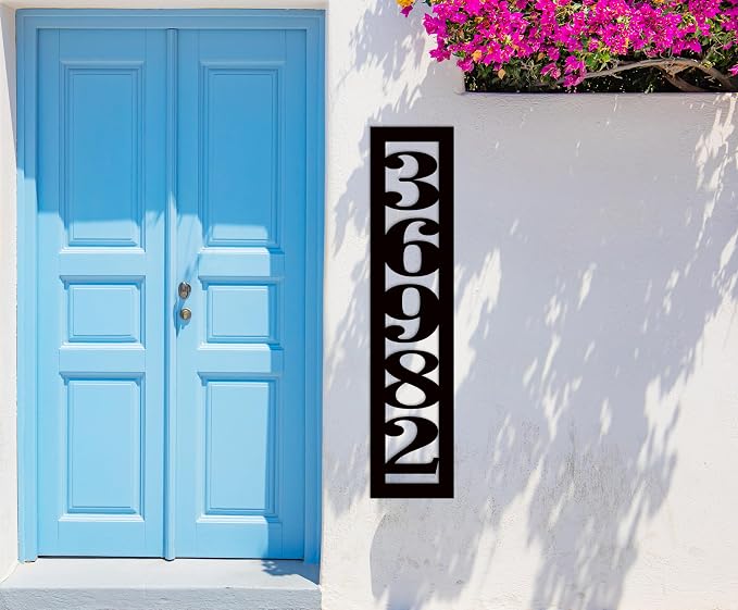 House Numbers for Outside Modern Address Numbers for House Address Signs for Houses Large Custom Metal House Number Sign House Number Plaque Address Plaque Numbers Street Number Sign