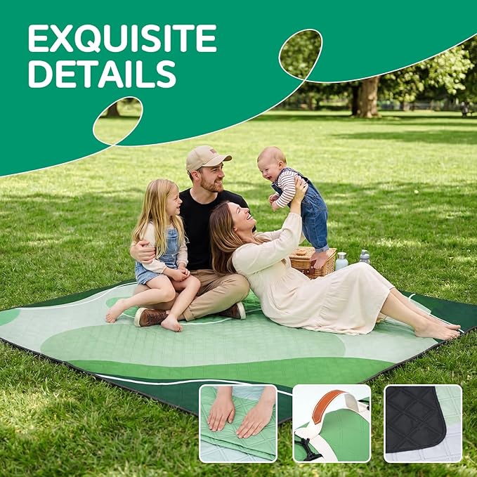 Waterproof Beach Blanket Picnic Outdoor Camping Mat Rug Women Christmas Xmas Birthday Gift Ideas Bonus Mother Day Mom Mama Mother Day Daughter Son Law Unique Who Have Everything Good Cool Busy Useful