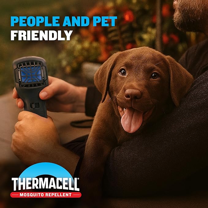 Thermacell Fuel-ZoneGuard Extreme Fuel Powered Mosquito Repeller with 15-Foot Zone of Scientifically Proven Outdoor Protection; Patio Shield; 12-Hr Refill; Hunting Bug Spray Alternative; Scent Free