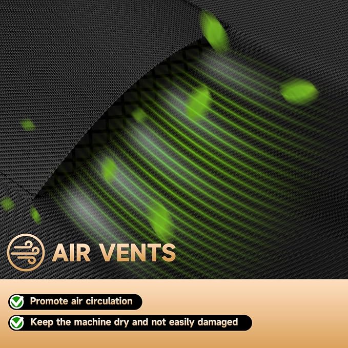 Air Conditioner Cover for Outside Units - 420D Waterproof Air Conditioner Protection Covers for Window Unit - Winter AC Covers Fits AC Condensing HVAC Unit(Black-26''LX26''WX32''H)