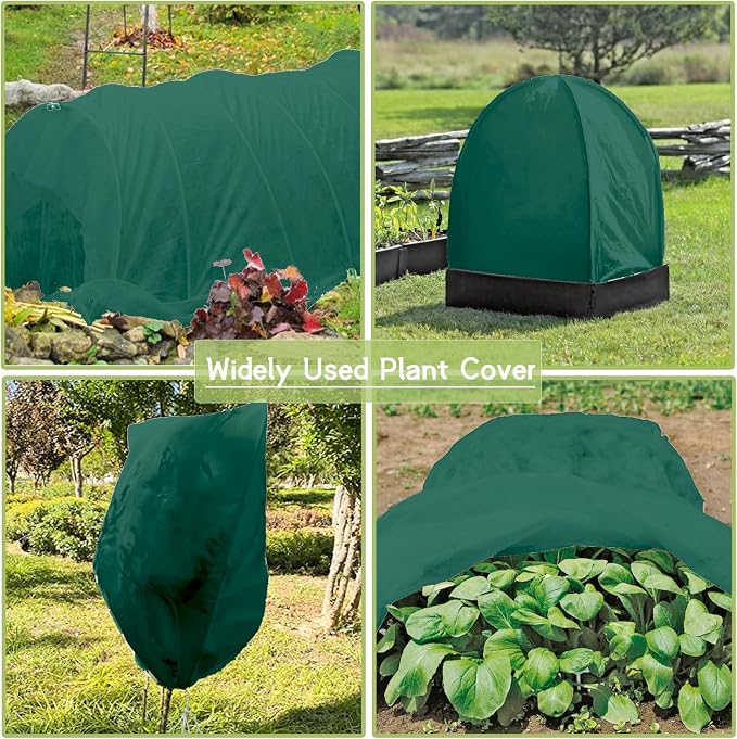 Plant Covers Freeze Protection, 10 FT x 30 FT Frost Cloth Plant Freeze Protection Cover, Garden Fabric Floating Row Cover for Winter, Summer Overheat Prevention and Insects Barrier for Outdoor Plants