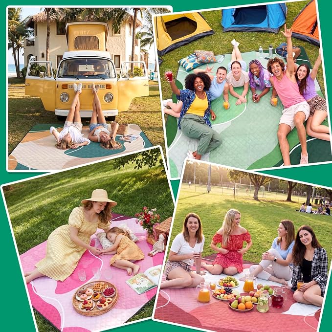 Extra Large Outdoor Picnic Blanket Camping Beach Mat Rug Adult Women Her Mother Day Sister Mom Gf Girlfriend Aunt Titi Best Friend Friendship Grandma Bestie Wife Daughter Law Lady Happy Birthday
