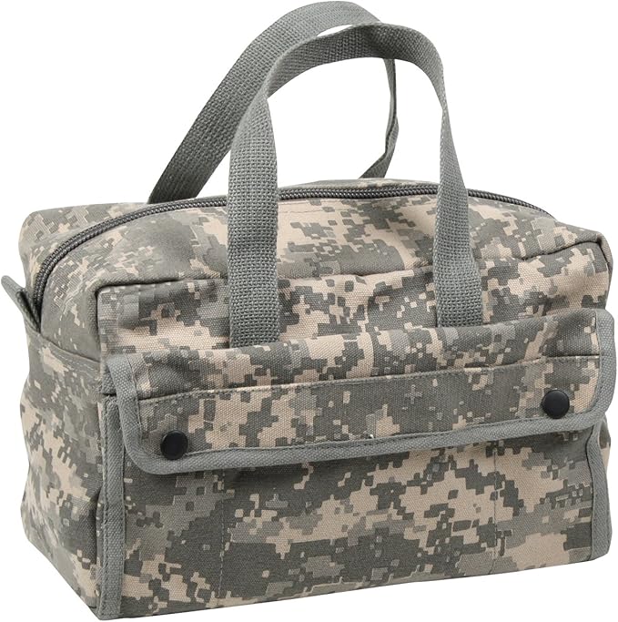 Rothco GI Style Mechanics Tool Bag, Heavy-Duty Canvas Tool Storage | 7.5 Liter Capacity, Heavyweight Canvas, Reinforced Bottom, Garage Storage