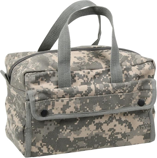 Rothco GI Style Mechanics Tool Bag, Heavy-Duty Canvas Tool Storage | 7.5 Liter Capacity, Heavyweight Canvas, Reinforced Bottom, Garage Storage