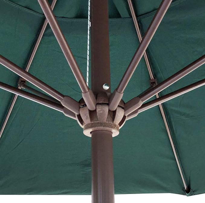 Tropishade 11' Umbrella with Premium Green Olefin Cover (Base not included)