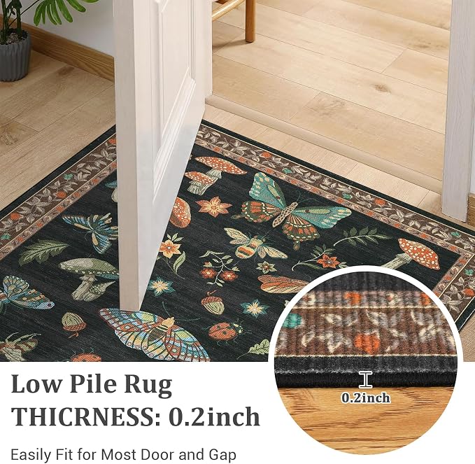 ROYHOME Mushroom Rug